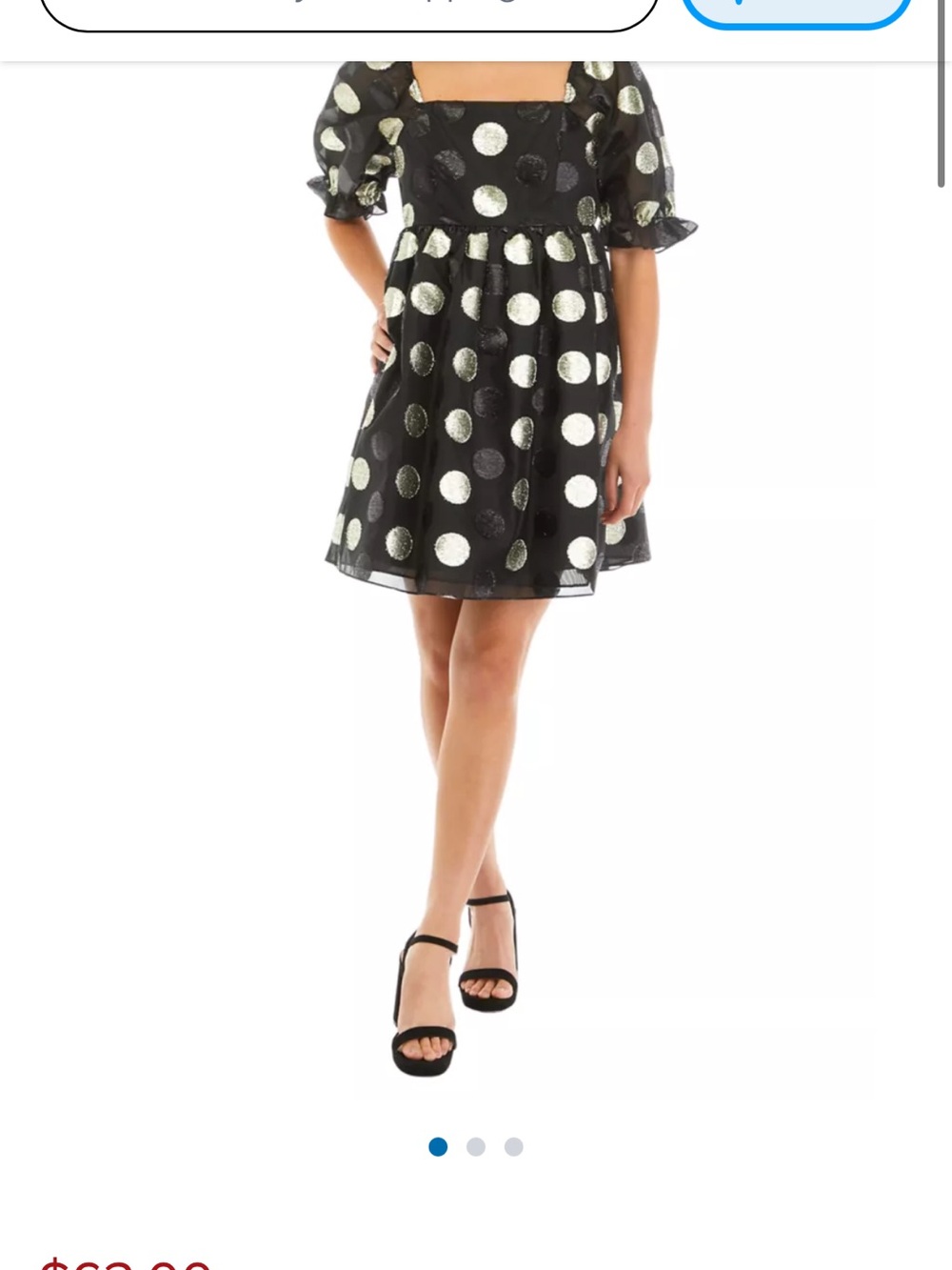 English Factory Polka Dot Dress M